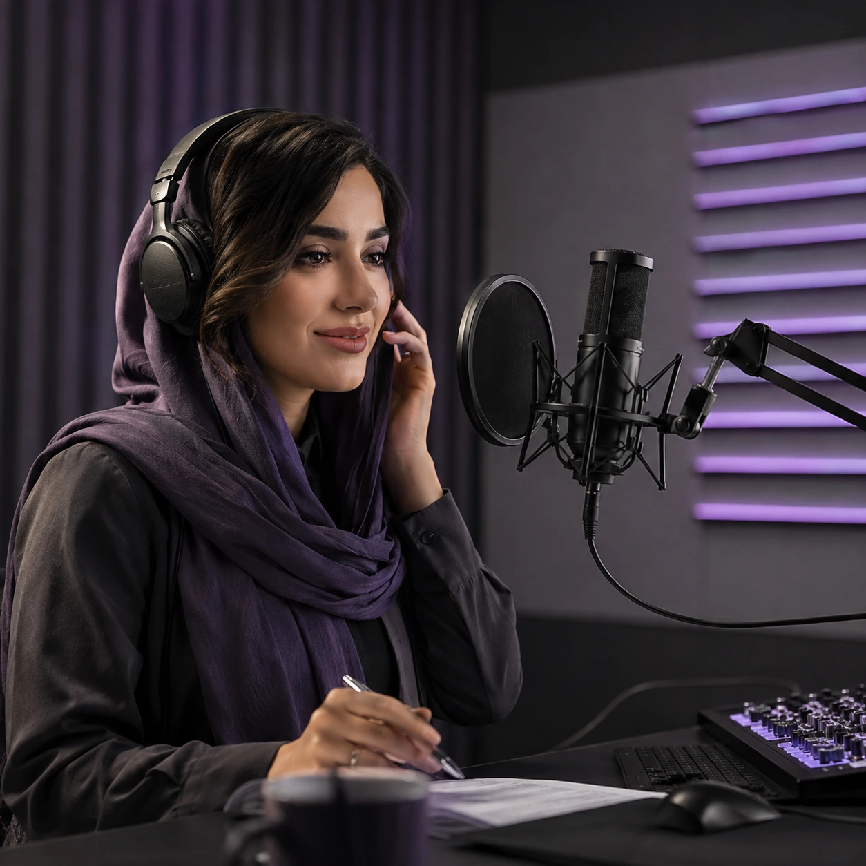 AI voice settings and text preparation