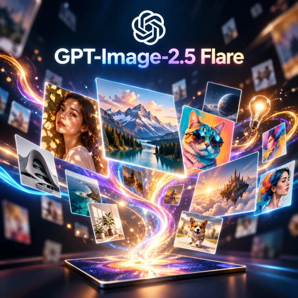 GPT-Image-2.5 FLare & Sunburst